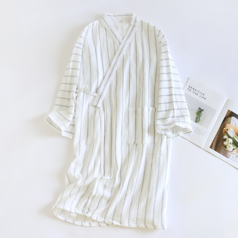 Japan Lifestyle And Culture - Accappatoio da Uomo in Stile Giapponese