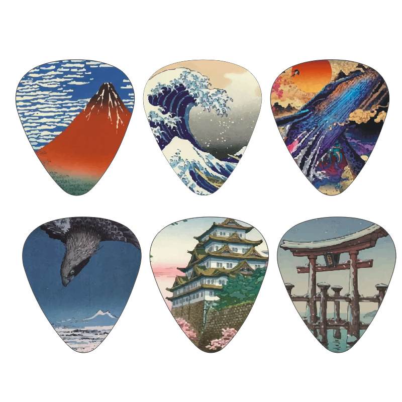 Japan Lifestyle And Culture - Nuove plettri per chitarra da 12