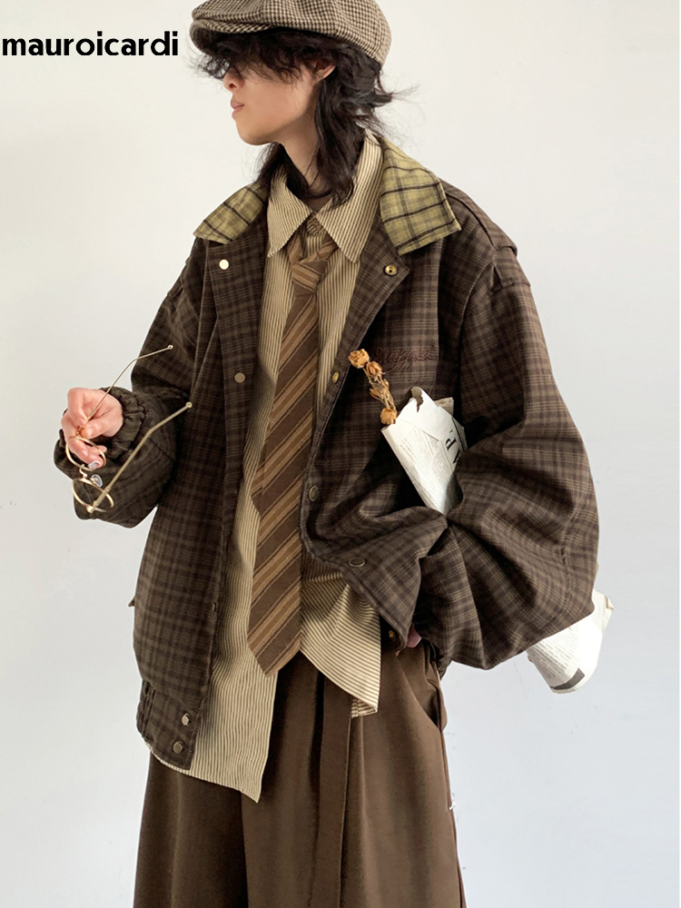 Japan Lifestyle And Culture - Mauroicardi primavera autunno oversize colorato Patchwork